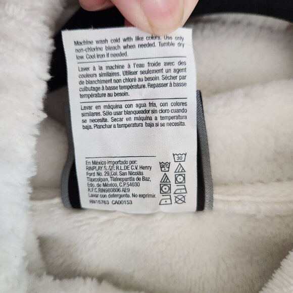 Champion Super Fleece Faux Fur Cropped Pullover Hoodie Small Gold‎ Fuzzy - Picture 9 of 13